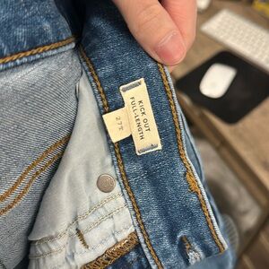 Madewell full length kick out Jean